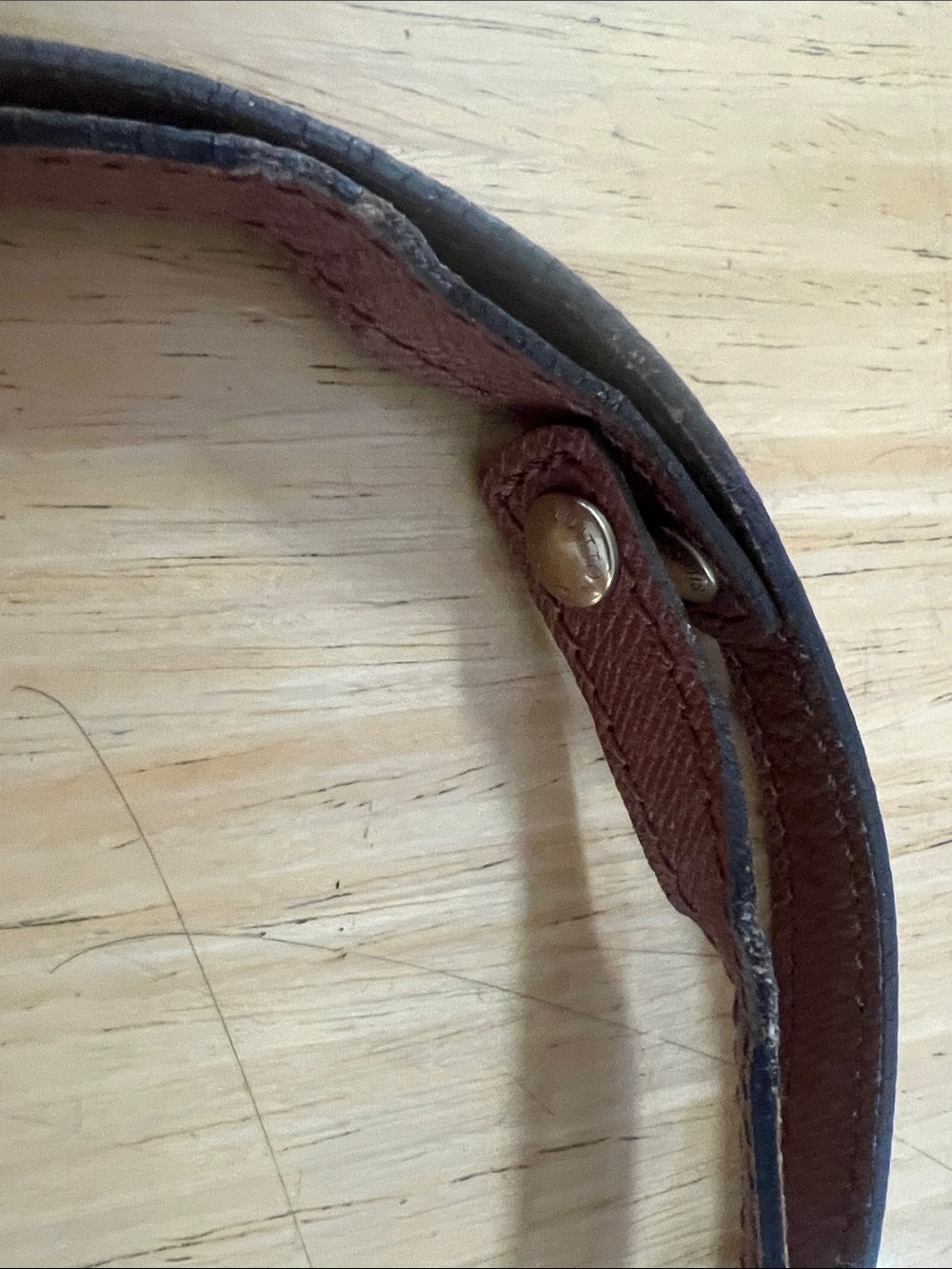 Louis Vuitton Monogram Canvas Clutch with Brown Trim - Picture 7 of 8